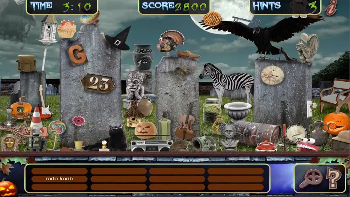 Zrzuty ekranu Haunted Halloween Mystery Hidden Objects - Object Time Puzzle Ghost Games