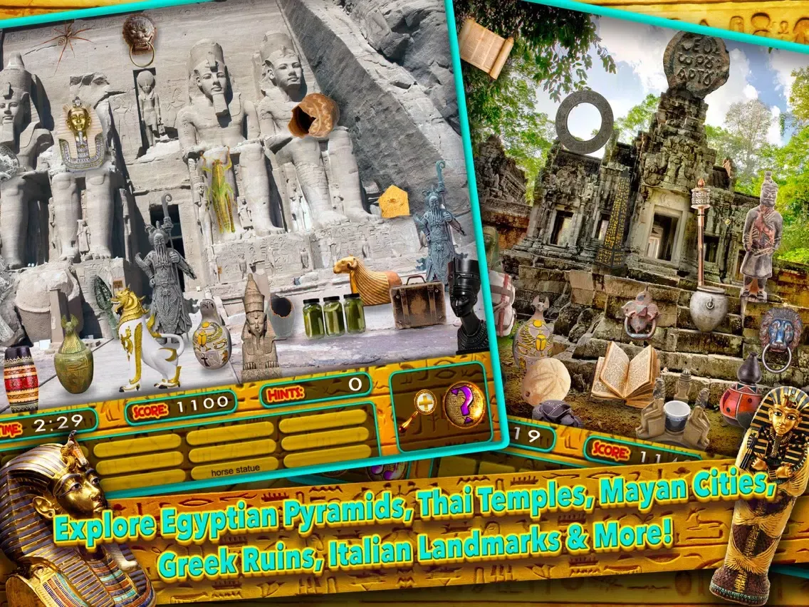 Capturas de pantalla de Hidden Objects Ancient Mystery iPad 