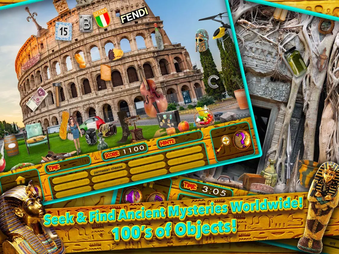Capturas de pantalla de Hidden Objects Ancient Mystery iPad 
