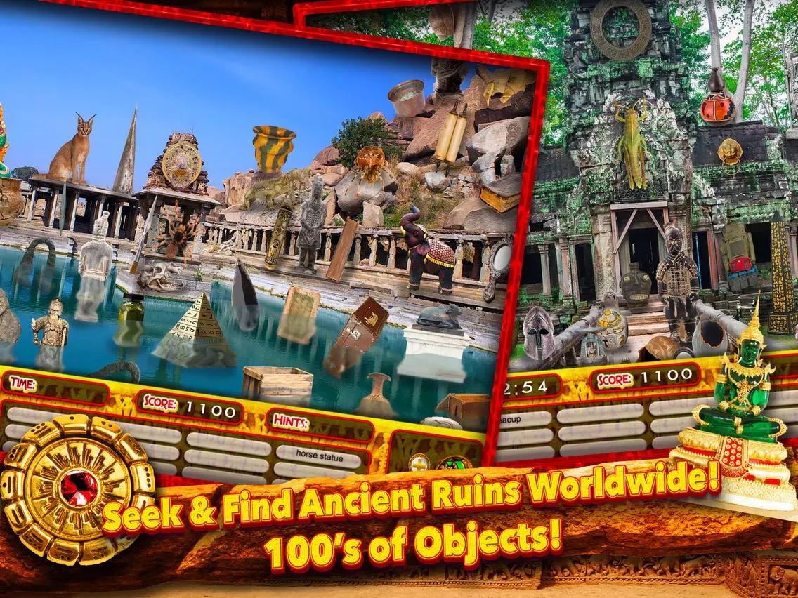 Capturas de pantalla de Hidden Objects Ancient Ruins iPad 