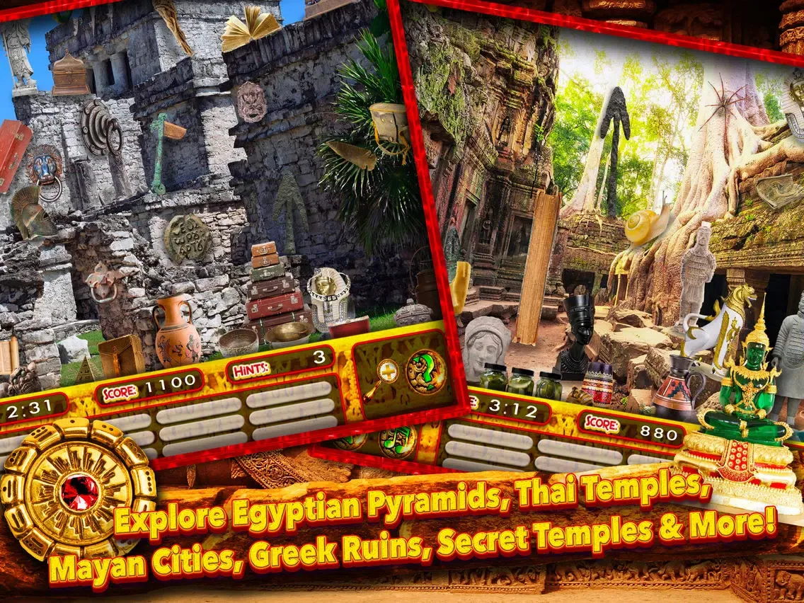 Capturas de pantalla de Hidden Objects Ancient Ruins iPad 