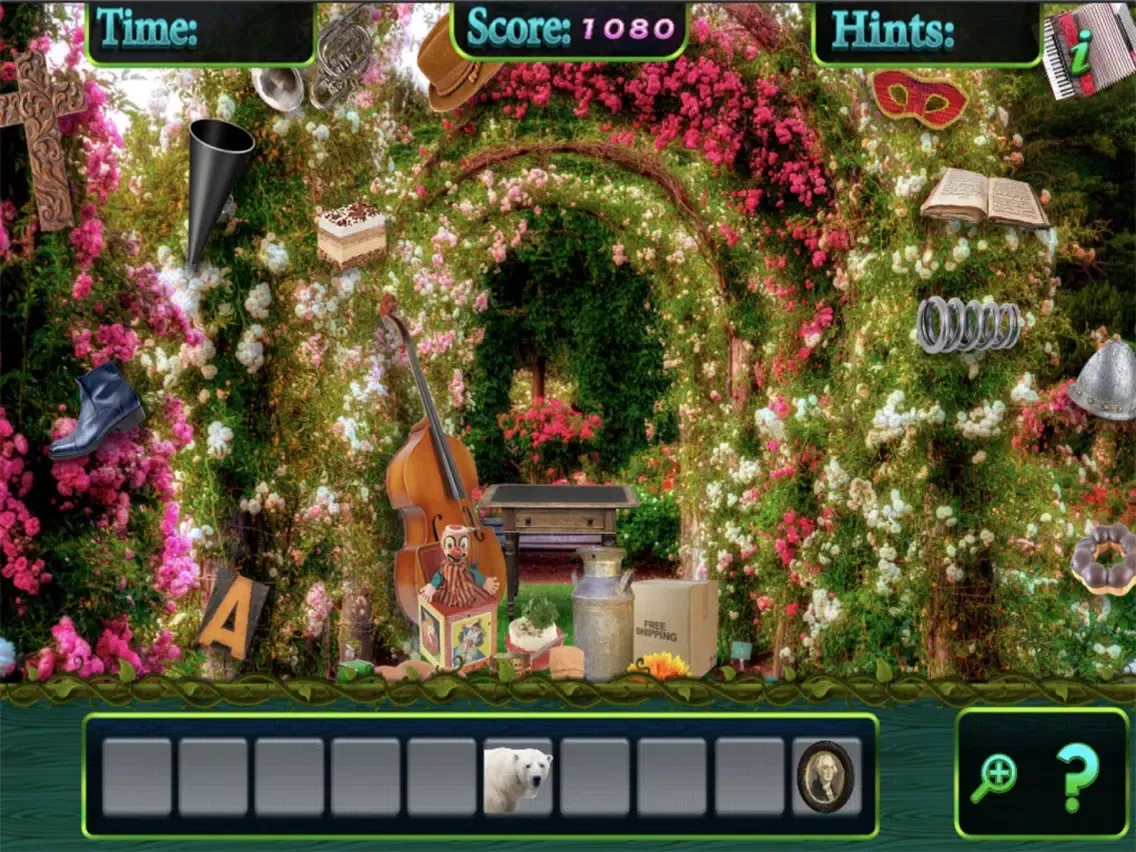Capturas de tela do Hidden Objects Enchanted Secret Garden Passages iPad 