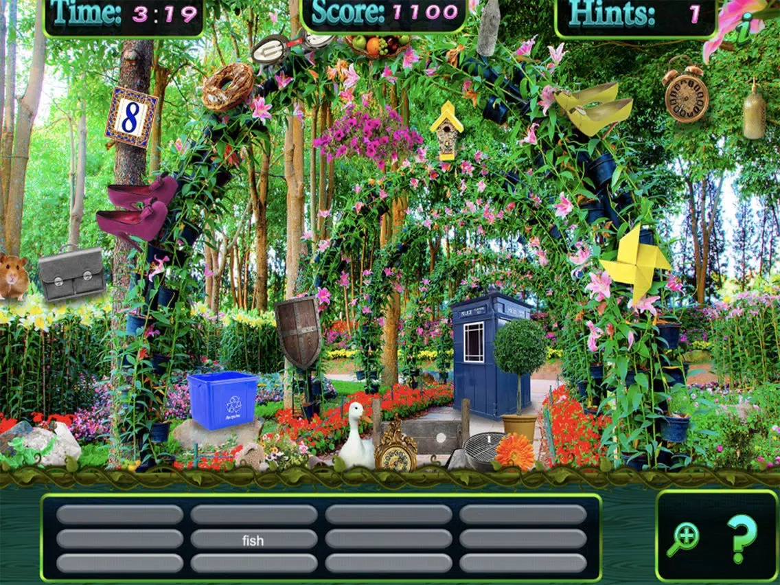 Capturas de tela do Hidden Objects Enchanted Secret Garden Passages iPad 
