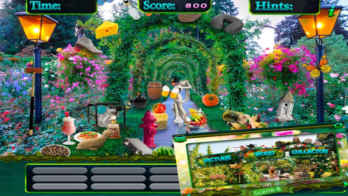 Capturas de tela do Hidden Objects Enchanted Secret Garden Passages