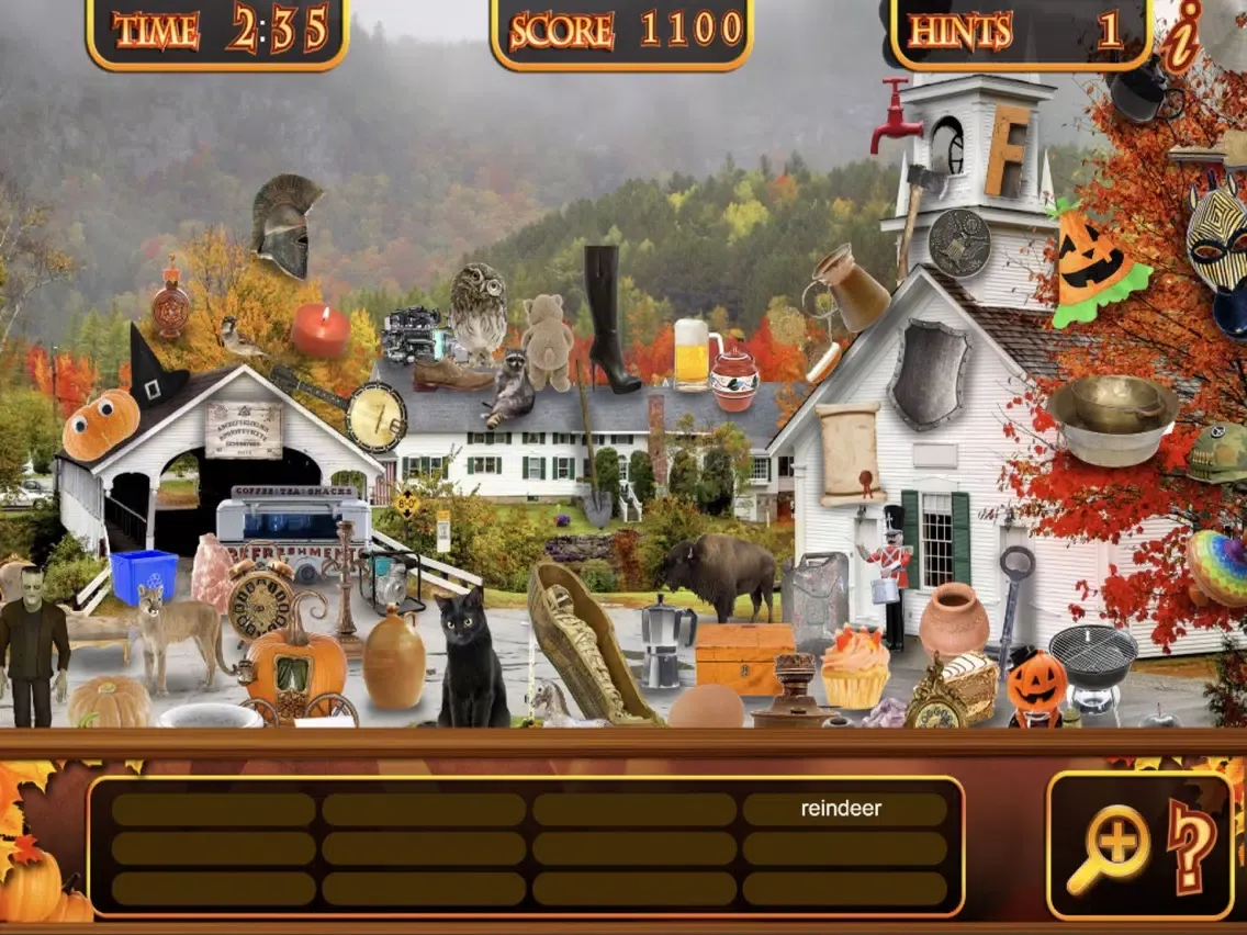 صور Spot & Spy Objects Fall Harvest & Autumn Secrets iPad 