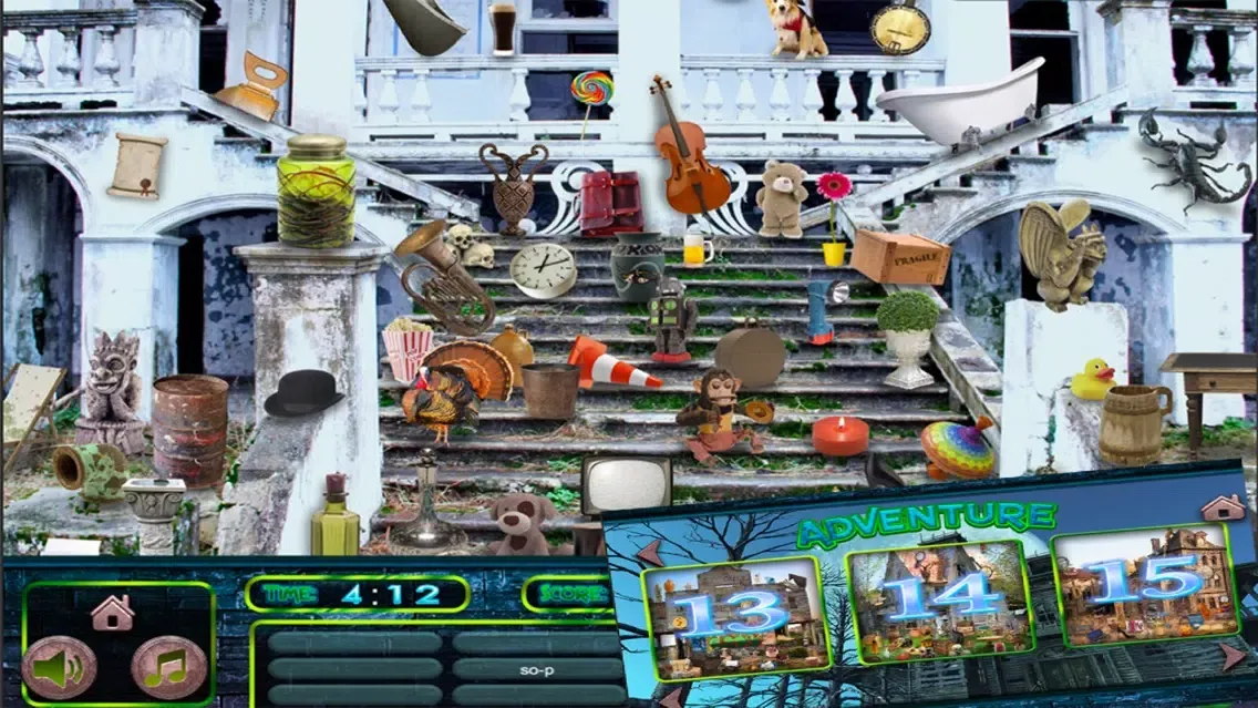 Hidden Objects Haunted Mystery Mansion Secret Time应用截图