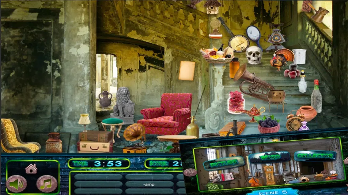 Hidden Objects Haunted Mystery Mansion Secret Time应用截图