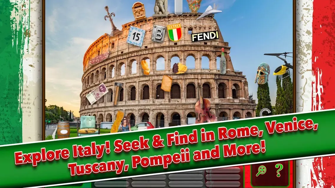 Capturas de tela do Hidden Objects Italy Spy Time