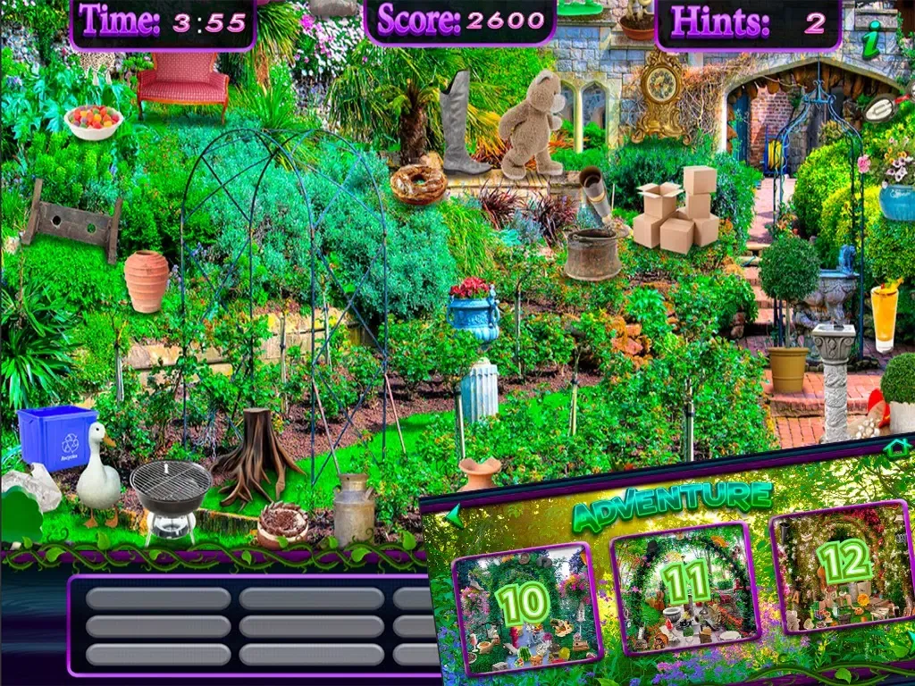 Скриншоты Secret Gardens - Hidden Object Spot and Find Objects Photo Differences iPad 