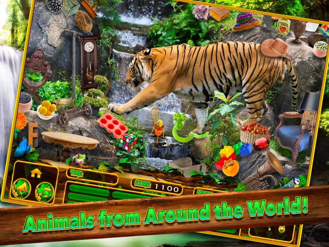 Ảnh chụp màn hình của Animal Kingdom Objects - Hidden Object Time Quest iPad 