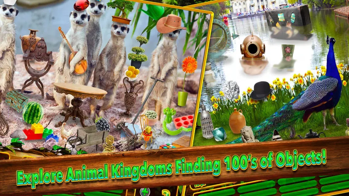 Ảnh chụp màn hình của Animal Kingdom Objects - Hidden Object Time Quest