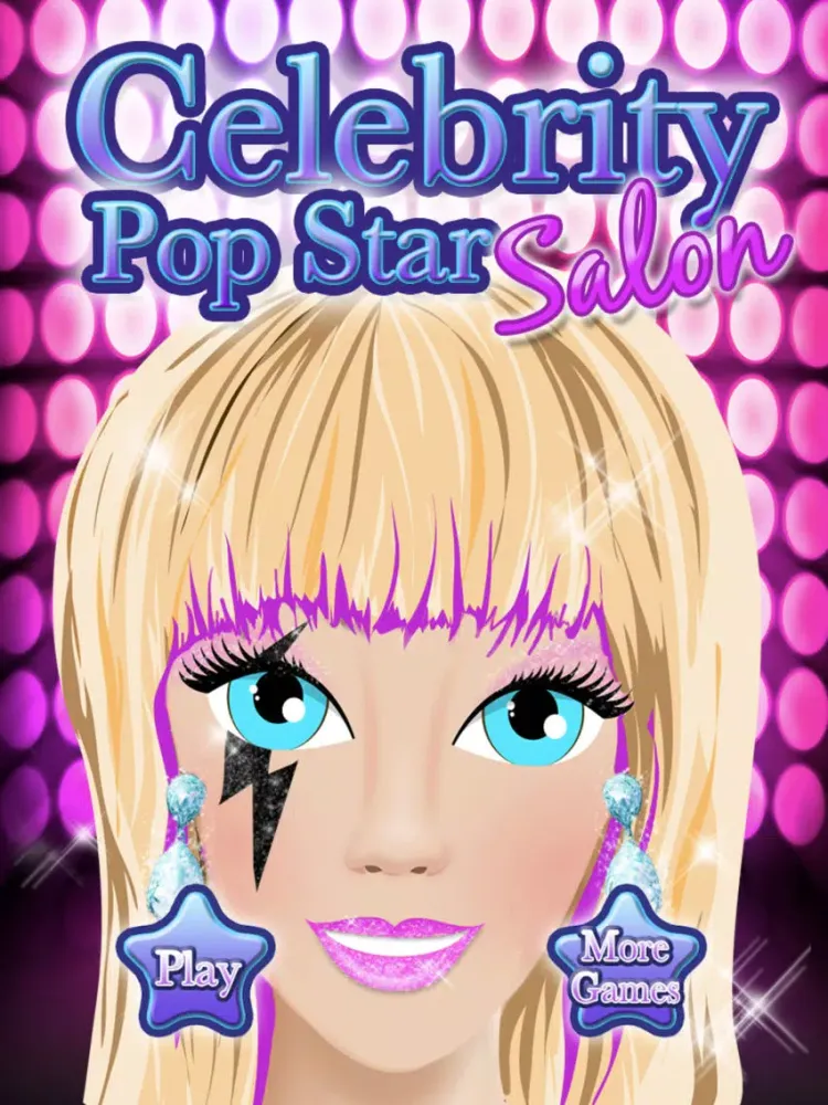 Capturas de tela do Celebrity Pop Star Salon Fashion Dress Up iPad 
