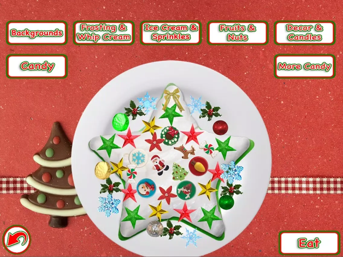 ภาพหน้าจอของ Christmas Cake Maker Holiday Dessert Candy Food iPad 
