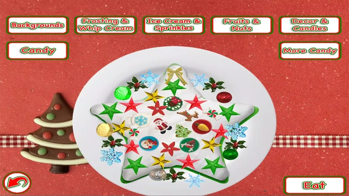 ภาพหน้าจอของ Christmas Cake Maker Holiday Dessert Candy Food