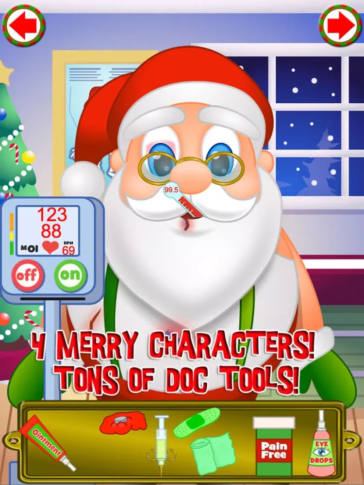 Capturas de pantalla de Christmas Doctor Hospital Care iPad 