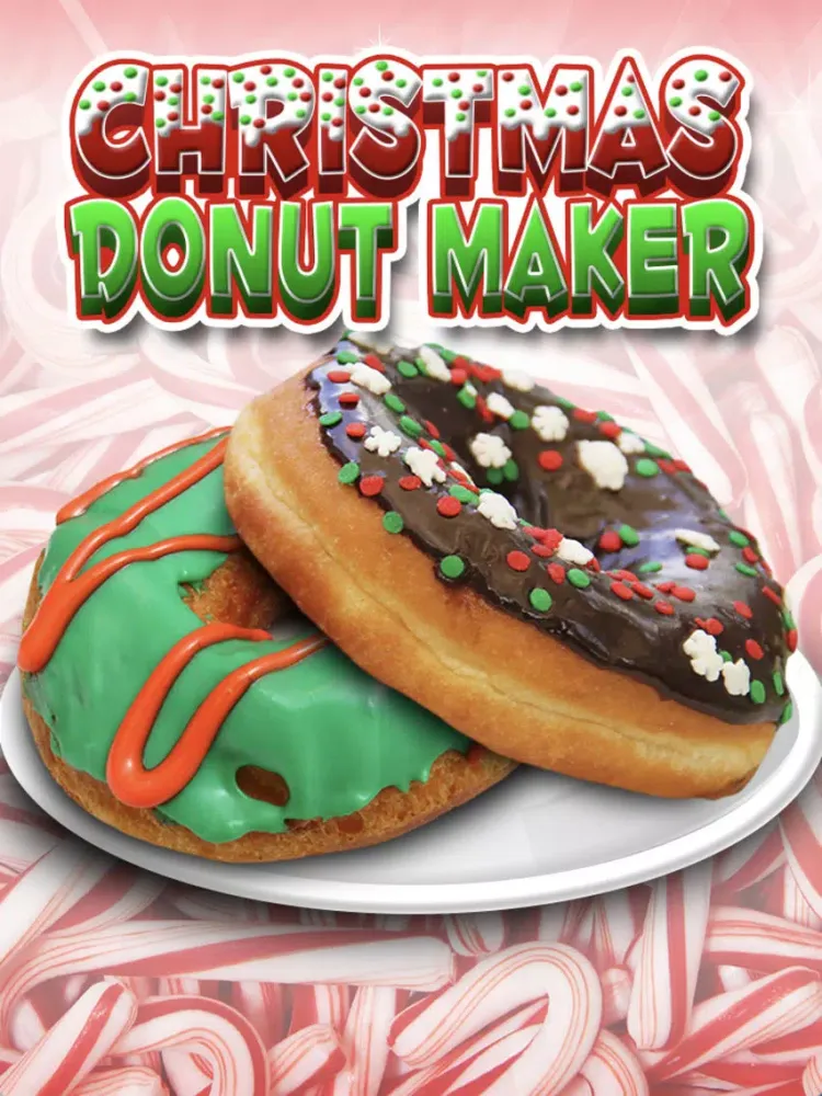 Ảnh chụp màn hình của Christmas Donut Maker - Dessert Cooking Baker Game iPad 