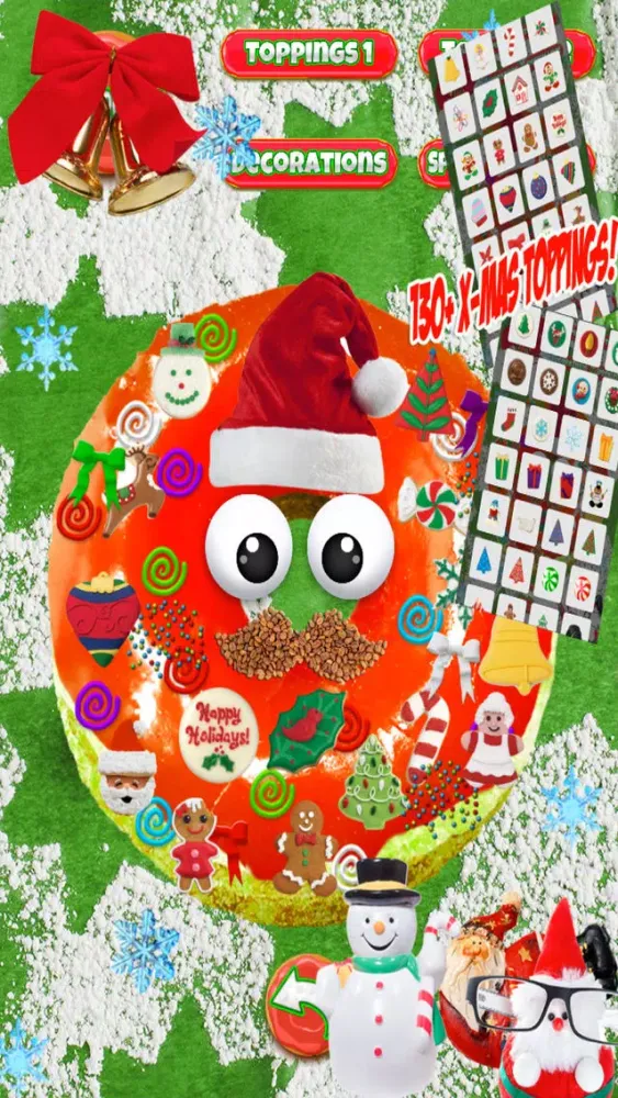 Ảnh chụp màn hình của Christmas Donut Maker - Dessert Cooking Baker Game