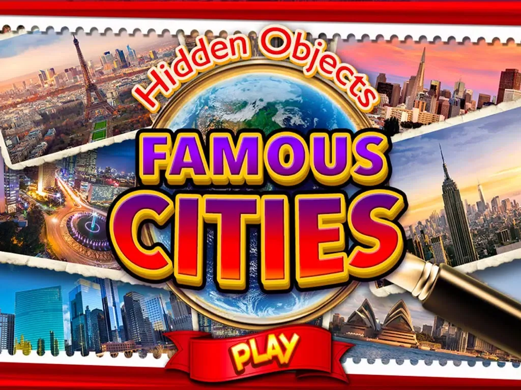 Famous Cities Hidden Object – World Travel to New York, Paris, London & Pic Puzzle Spot Differences Objects Game iPad 應用截圖