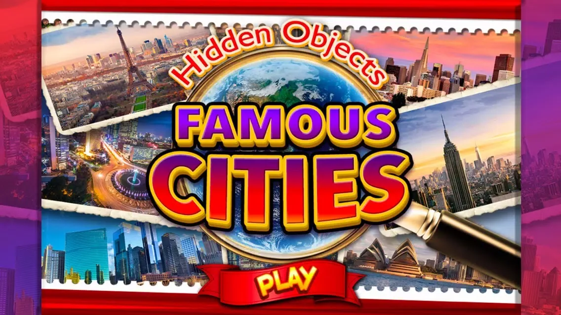 Famous Cities Hidden Object – World Travel to New York, Paris, London & Pic Puzzle Spot Differences Objects Game應用截圖