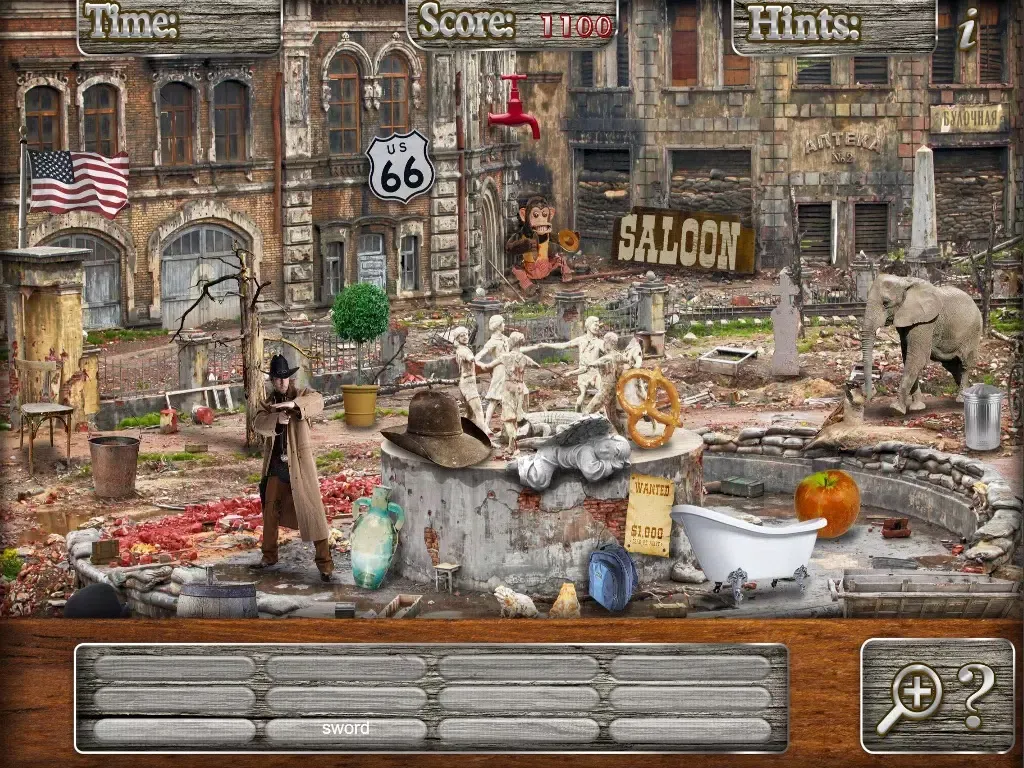 Tangkapan skrin Haunted Towns Hidden Object – Secret Mystery Ghost Town Pic Puzzle Spot Differences Objects Game iPad 