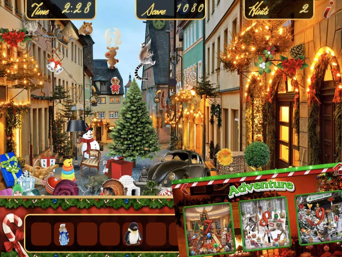 Hidden Objects Christmas Magic Celebration Time iPad  スクリーンショット