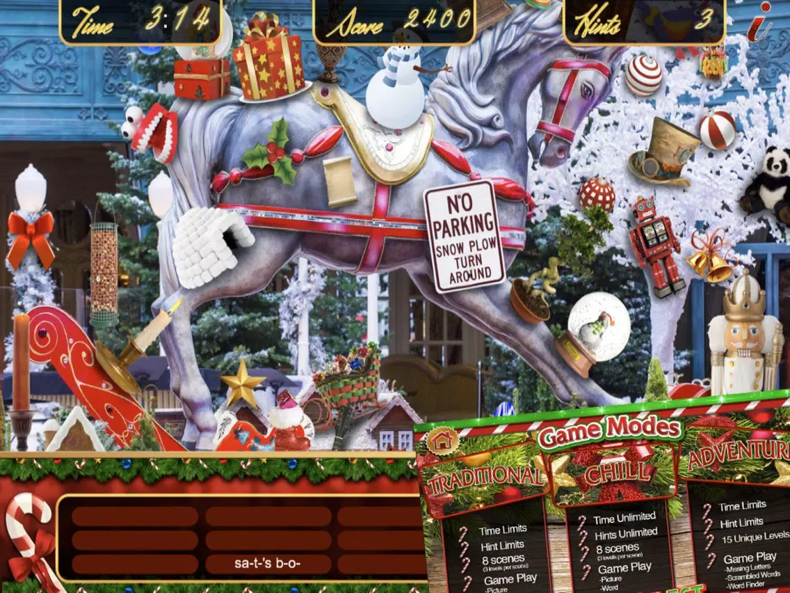 Hidden Objects Christmas Magic Celebration Time iPad  スクリーンショット