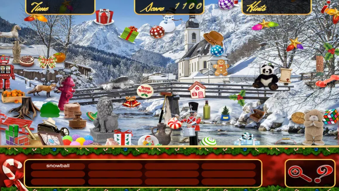 Hidden Objects Christmas Magic Celebration Time スクリーンショット