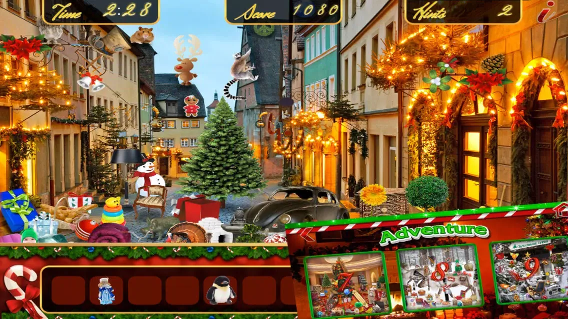 Hidden Objects Christmas Magic Celebration Time スクリーンショット