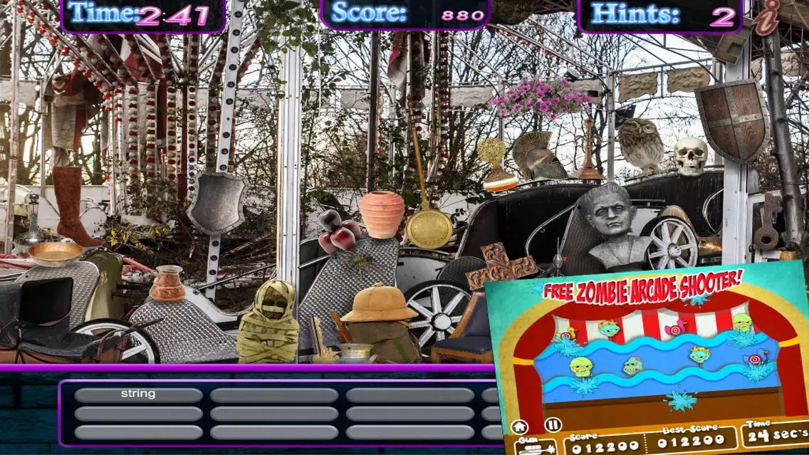Hidden Objects Haunted Mystery Amusement Parks Pic স্ক্রিনশট