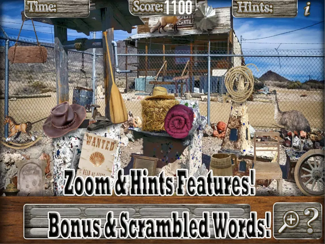 Hidden Objects Ghost Town Time iPad  Screenshots