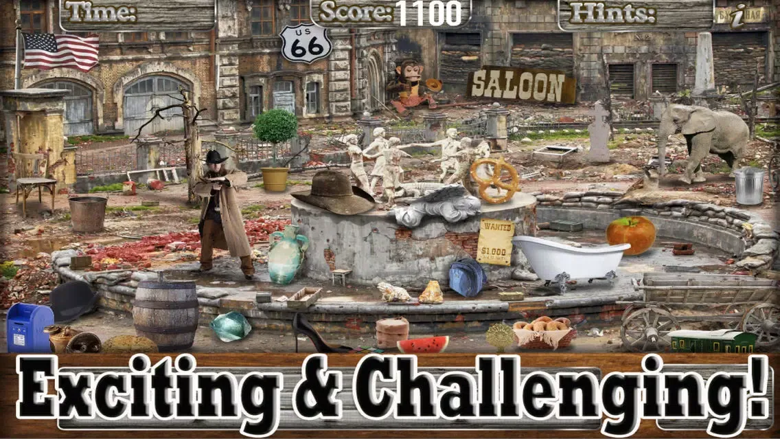 Hidden Objects Ghost Town Time Screenshots