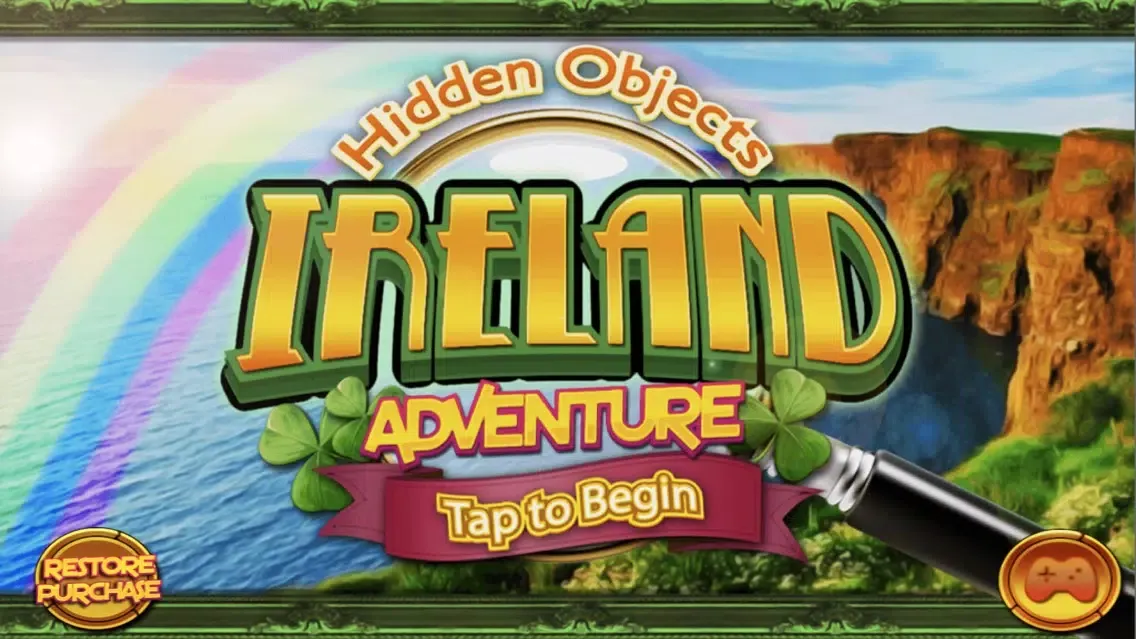 Tangkapan skrin Hidden Objects Ireland Adventure Travel Quest Time