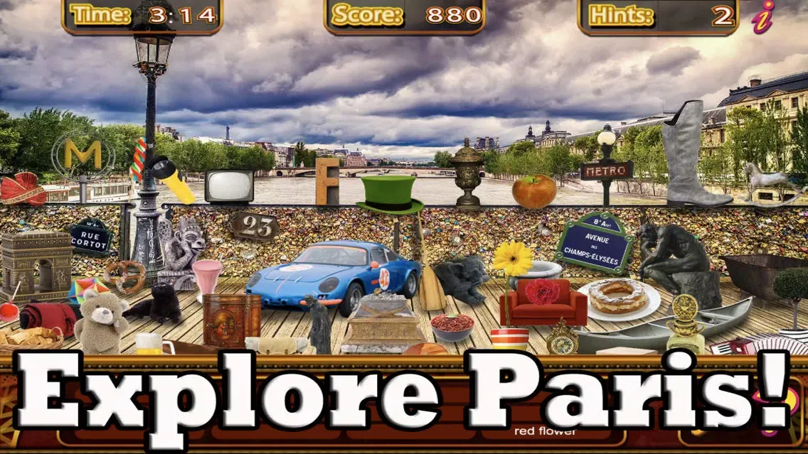 Screenshot di Hidden Objects Paris Adventure Object Time Puzzle