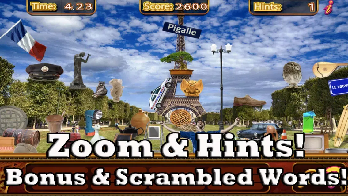 Screenshot di Hidden Objects Paris Adventure Object Time Puzzle