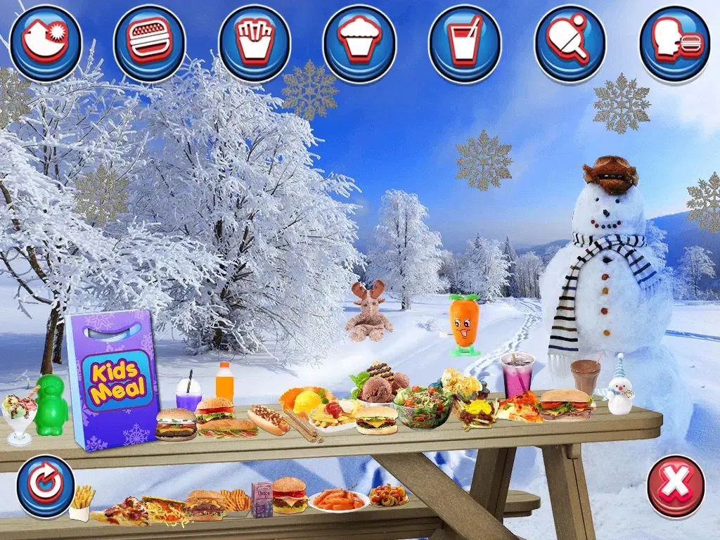 Kids Meal Maker Winter Ice Season - Frozen Food Game iPad  स्क्रीनशॉट