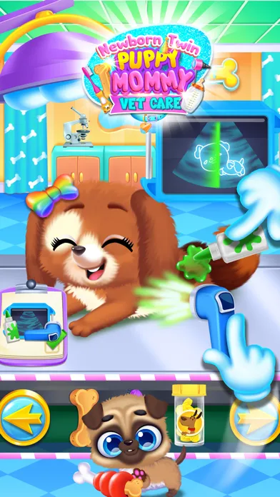 Tangkapan layar Baby Puppy Mommy Dog Vet Care