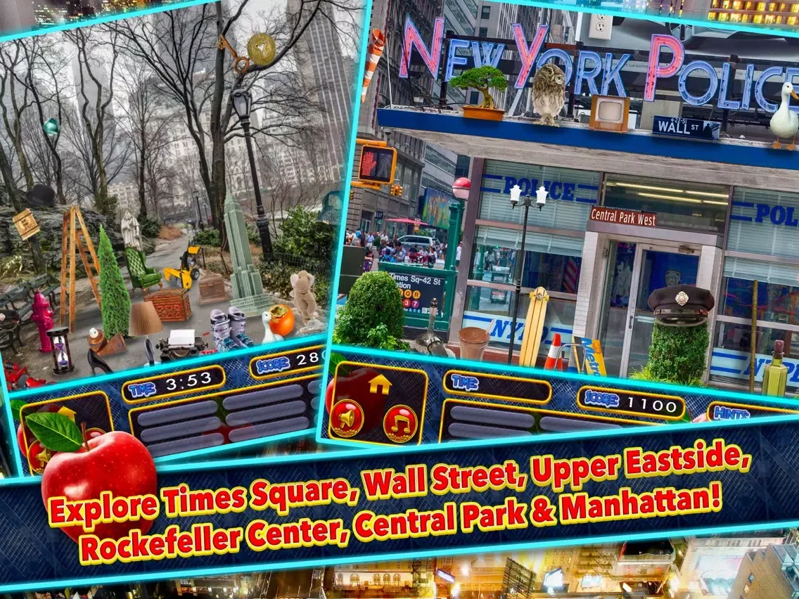 تصاویر New York City Time - Hidden Object Big Apple iPad 