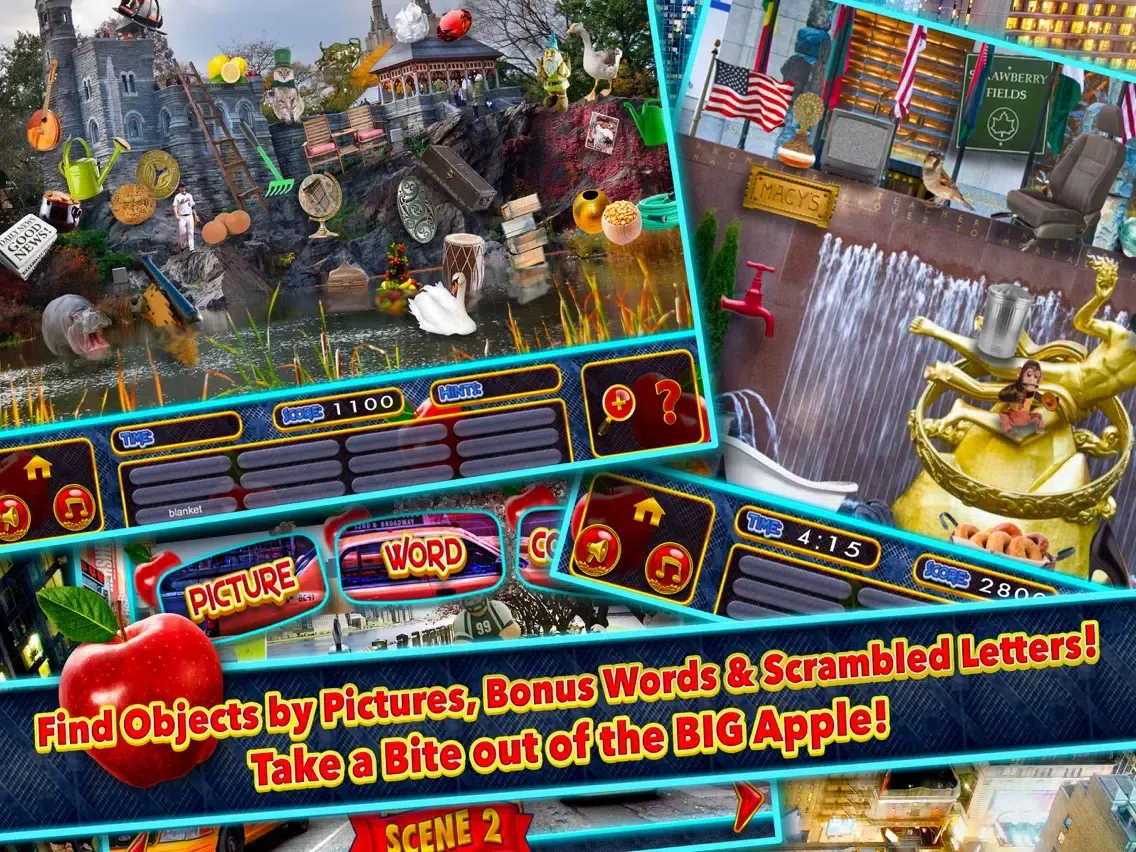 تصاویر New York City Time - Hidden Object Big Apple iPad 