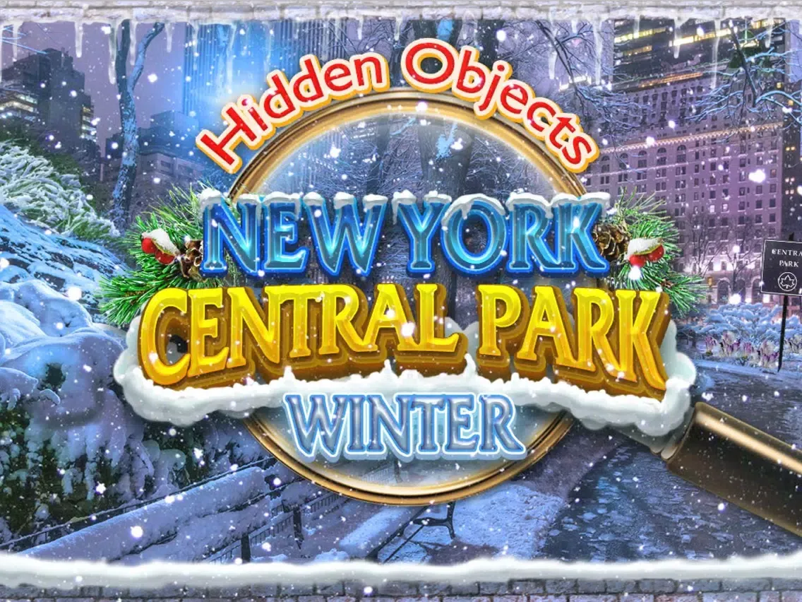 Central Park New York Winter - Hidden Object Time iPad 應用截圖