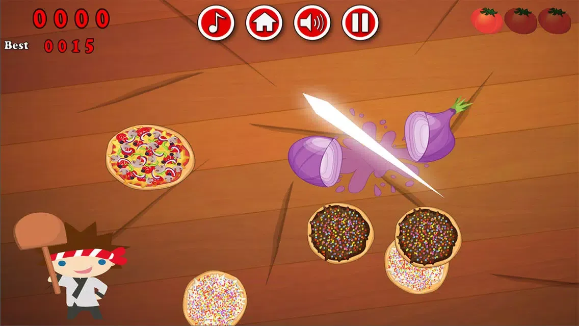 Pizza Ninja - Crazy Food Samurai Cut Slice Slasher スクリーンショット