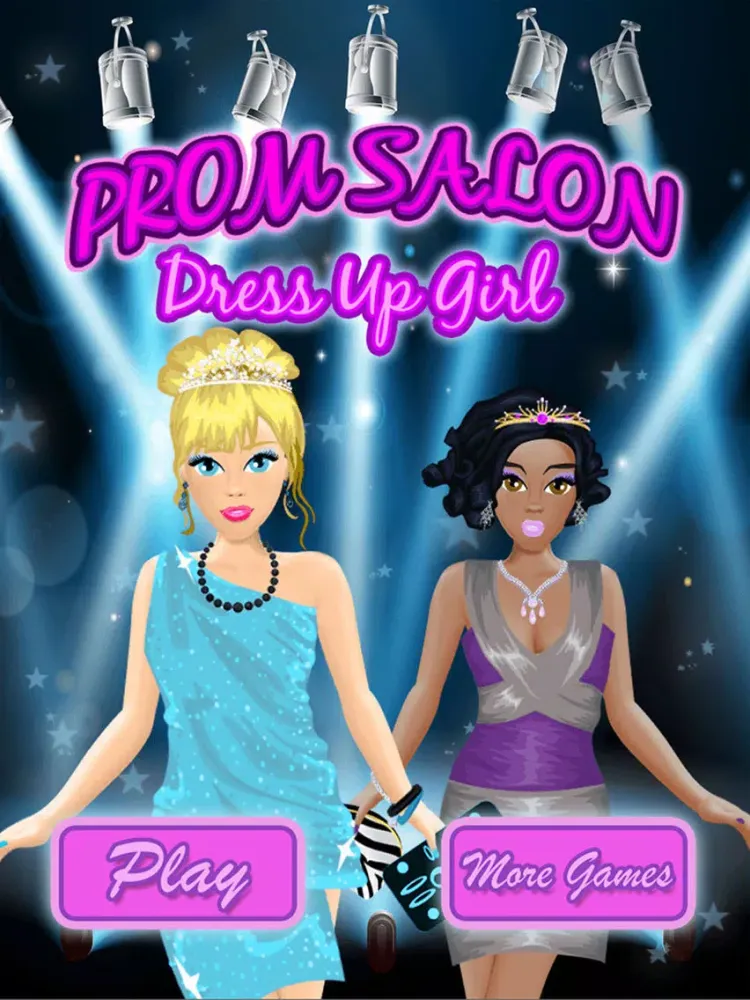 Prom Salon Girl Dressup Makeover Spa Fashion Game iPad  Screenshots