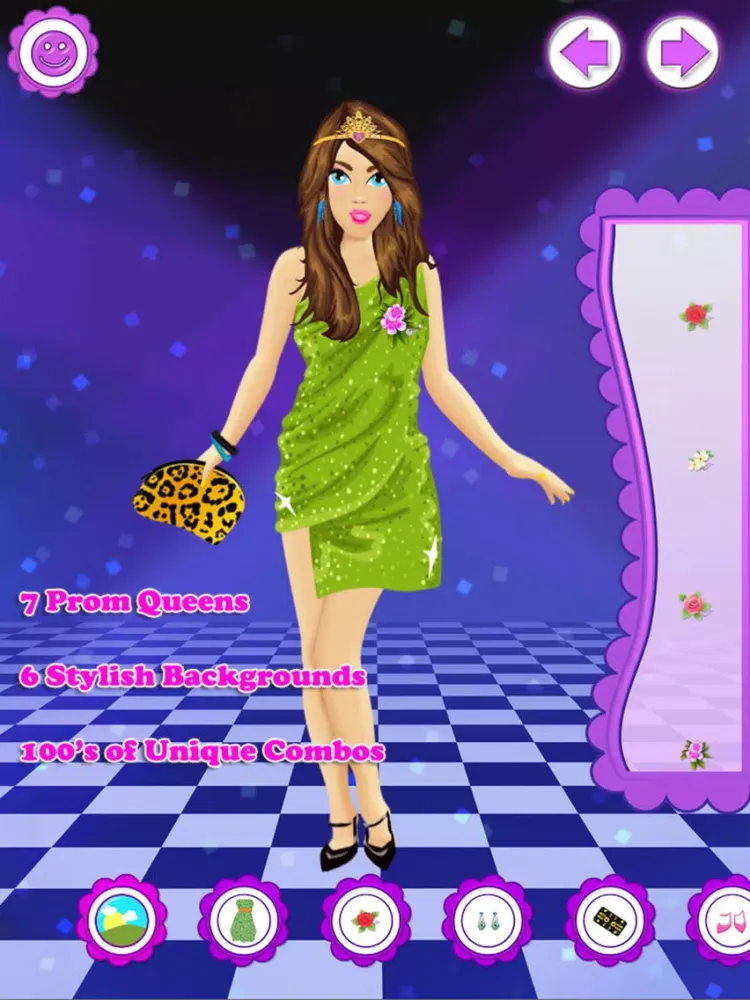 Prom Salon Girl Dressup Makeover Spa Fashion Game iPad  Screenshots