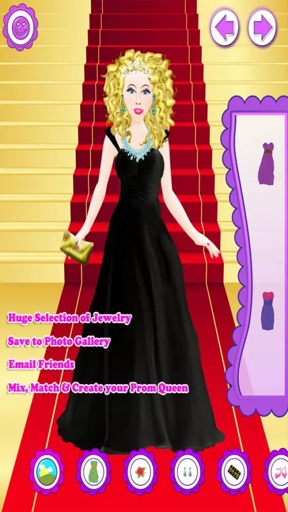 Prom Salon Girl Dressup Makeover Spa Fashion Game Screenshots