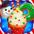 Christmas Dessert Santa Bake Shop Candy Maker Cook Christmas Dessert Santa Bake Shop Candy Maker Cook