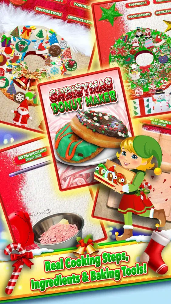 Zrzuty ekranu Christmas Dessert Santa Bake Shop Candy Maker Cook