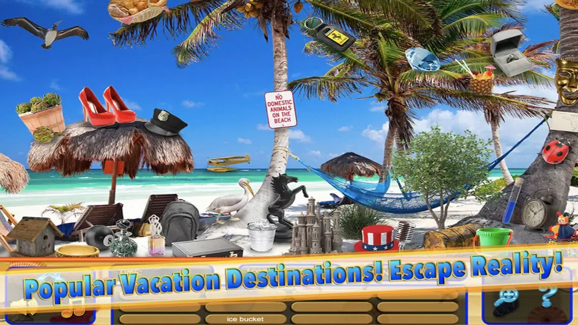Capturas de pantalla de Summer Beach Vacation Objects - Hidden Object Time