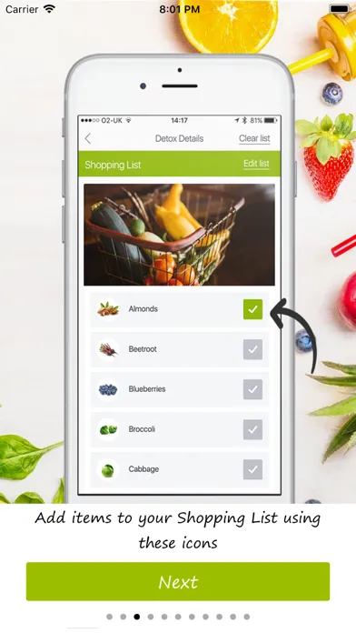ภาพหน้าจอของ Detox Pro - Diets & Plans