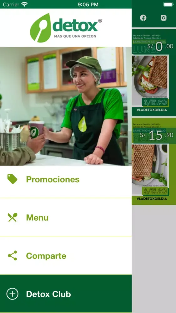 Capturas de pantalla de Detox Peru - Superfoods Bar