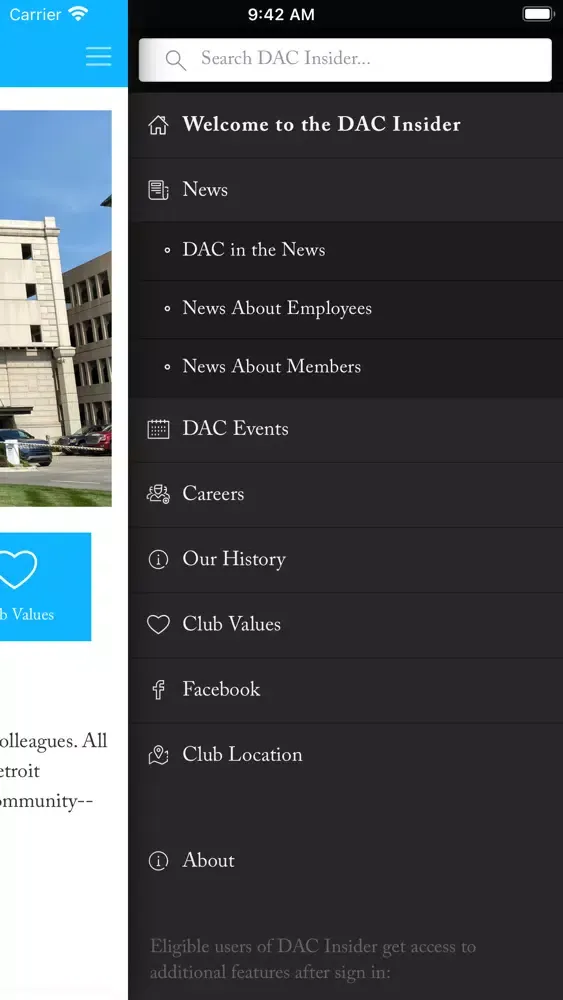 DAC Insider سکرین شاٹس