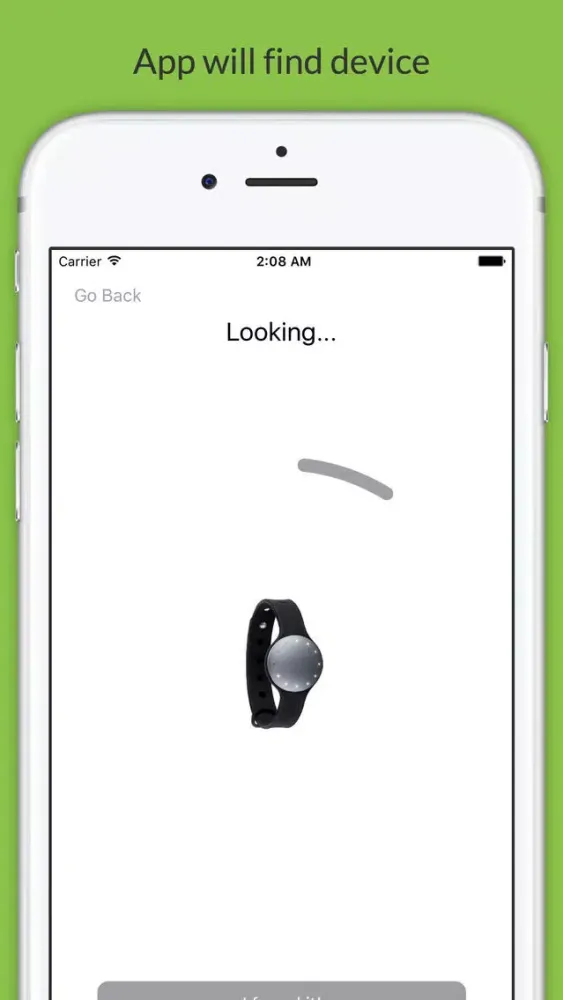 Tangkapan skrin Finder for Misfit - find your Shine and Flash device